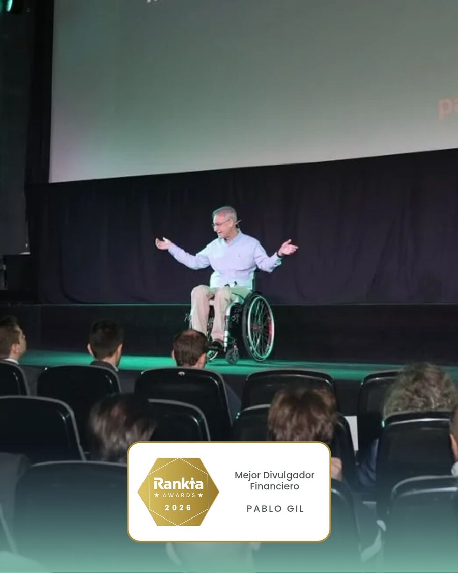 Pablo Gil se llevó el premio Rankia a Mejor Divulgador Financiero de 2026