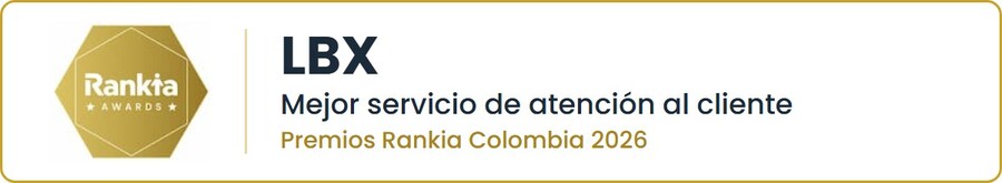 LBX, Premio Rankia Colombia 2026 al mejor servicio de atención al cliente