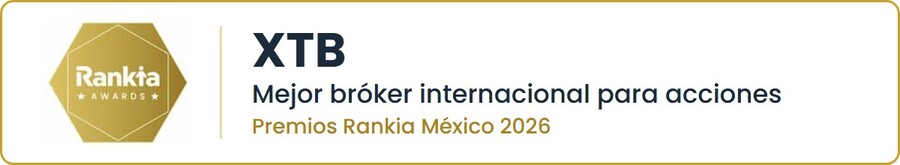 XTB, Premio Rankia México 2026 al mejor bróker internacional para acciones