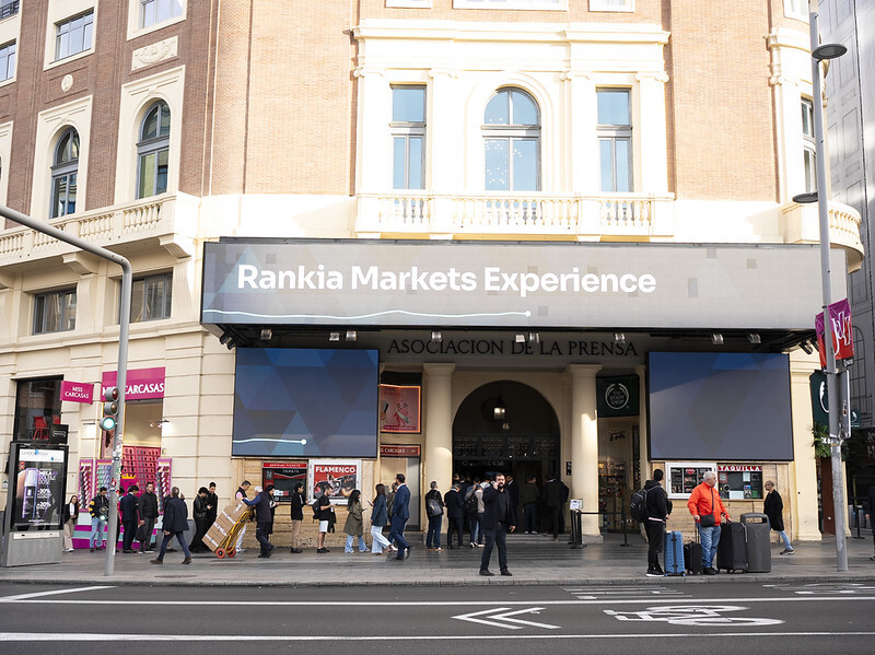 La Rankia Markets se celebró en la Plaza Callao, pleno centro de Madrid